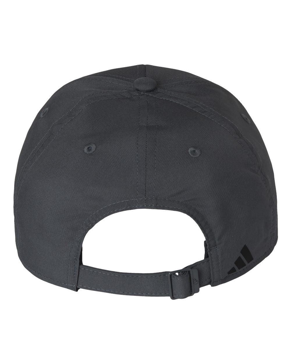 Rear View of Team Dark Grey/ Black Fundamental Alliance Cap - AH607 plain