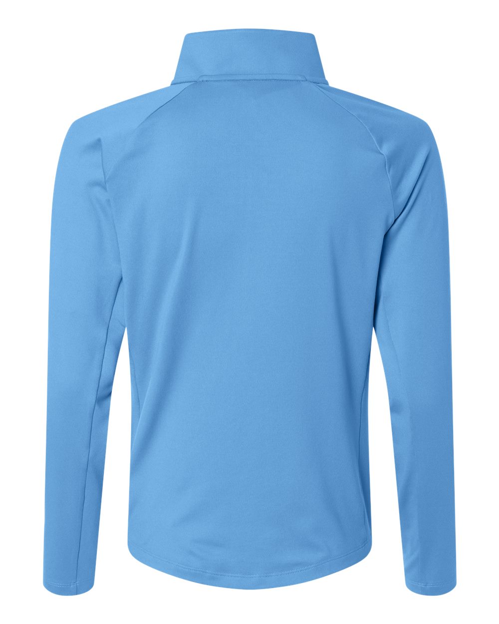 Rear View of Team Light Blue Women's Pure 2.0 Quarter-Zip - 629449 plain