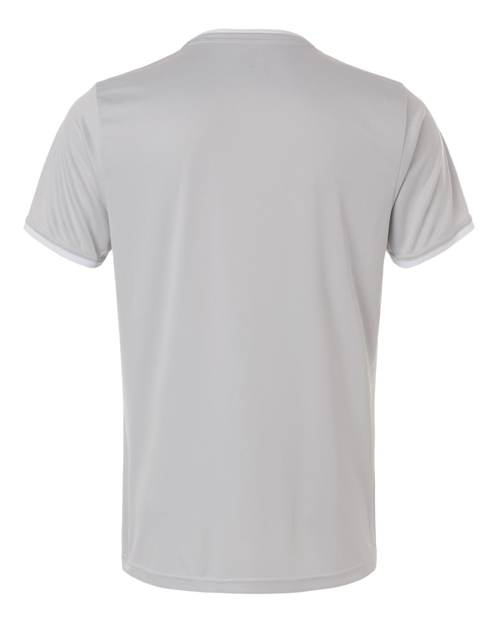 Rear View of Team Light Grey/ White Men's Entrada 26 Jersey - AT115 plain