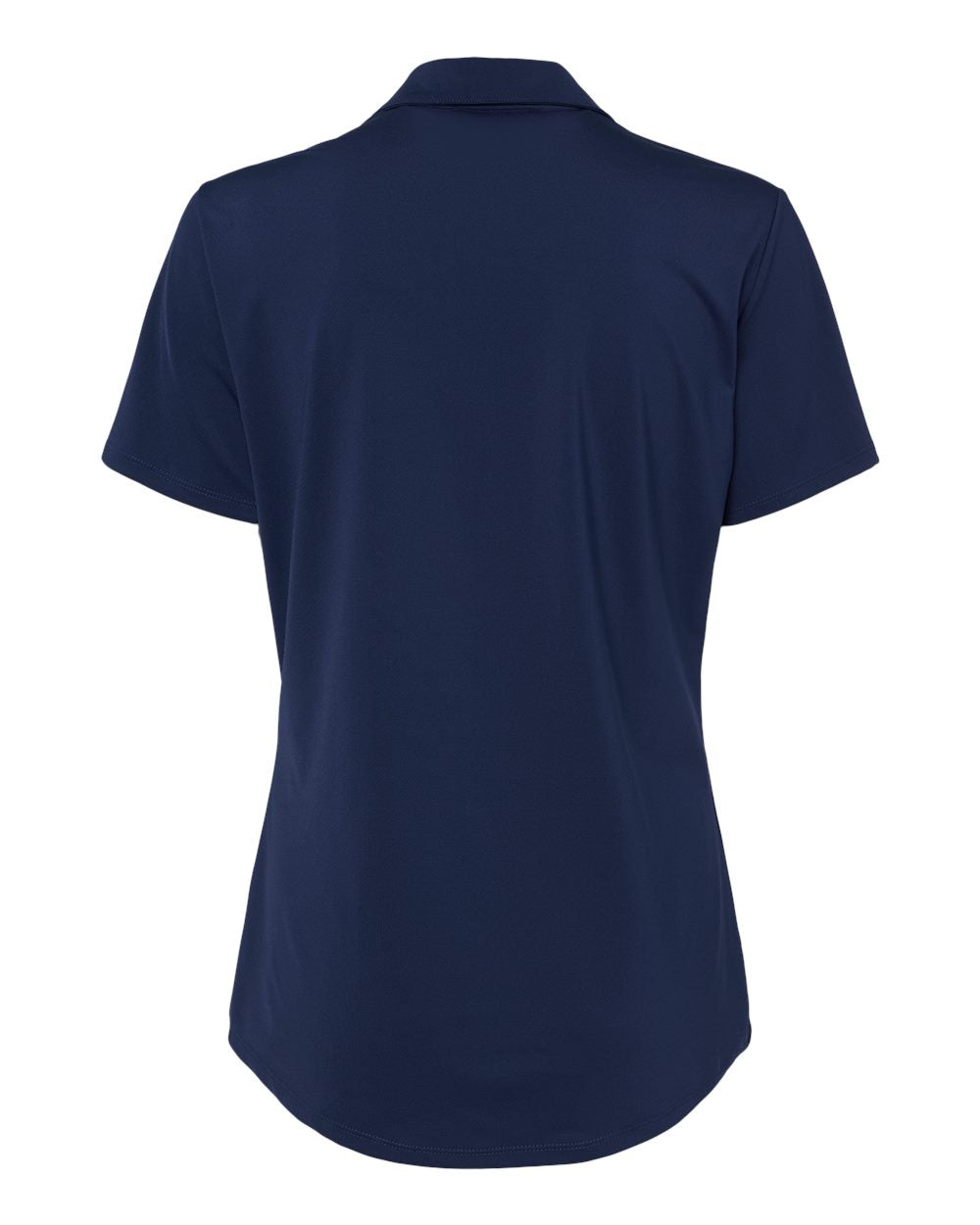 Rear View of Team Navy Blue Women&#39;s Ultimate Solid Polo - A515