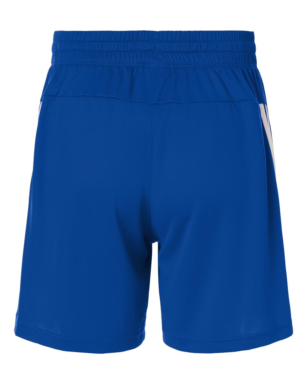 Rear View of Team Royal Blue/ White Men's 3-Stripes 7" Shorts - AT300