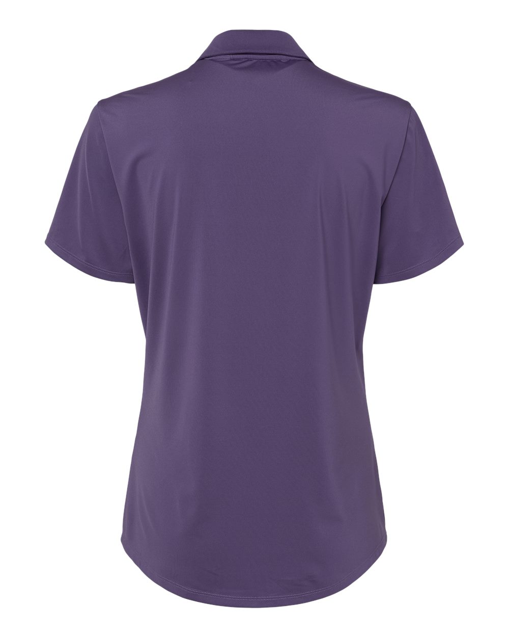 Front View of Tech Purple Women's Ultimate Solid Polo - A515
