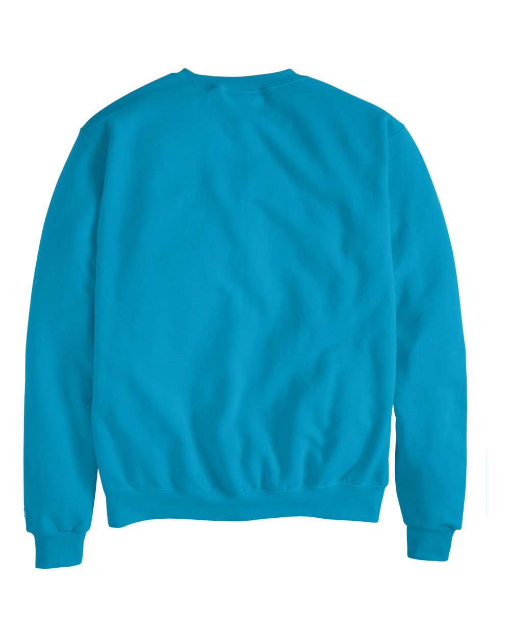 Front View of Tempo Teal Powerblend® Crewneck Sweatshirt - S600