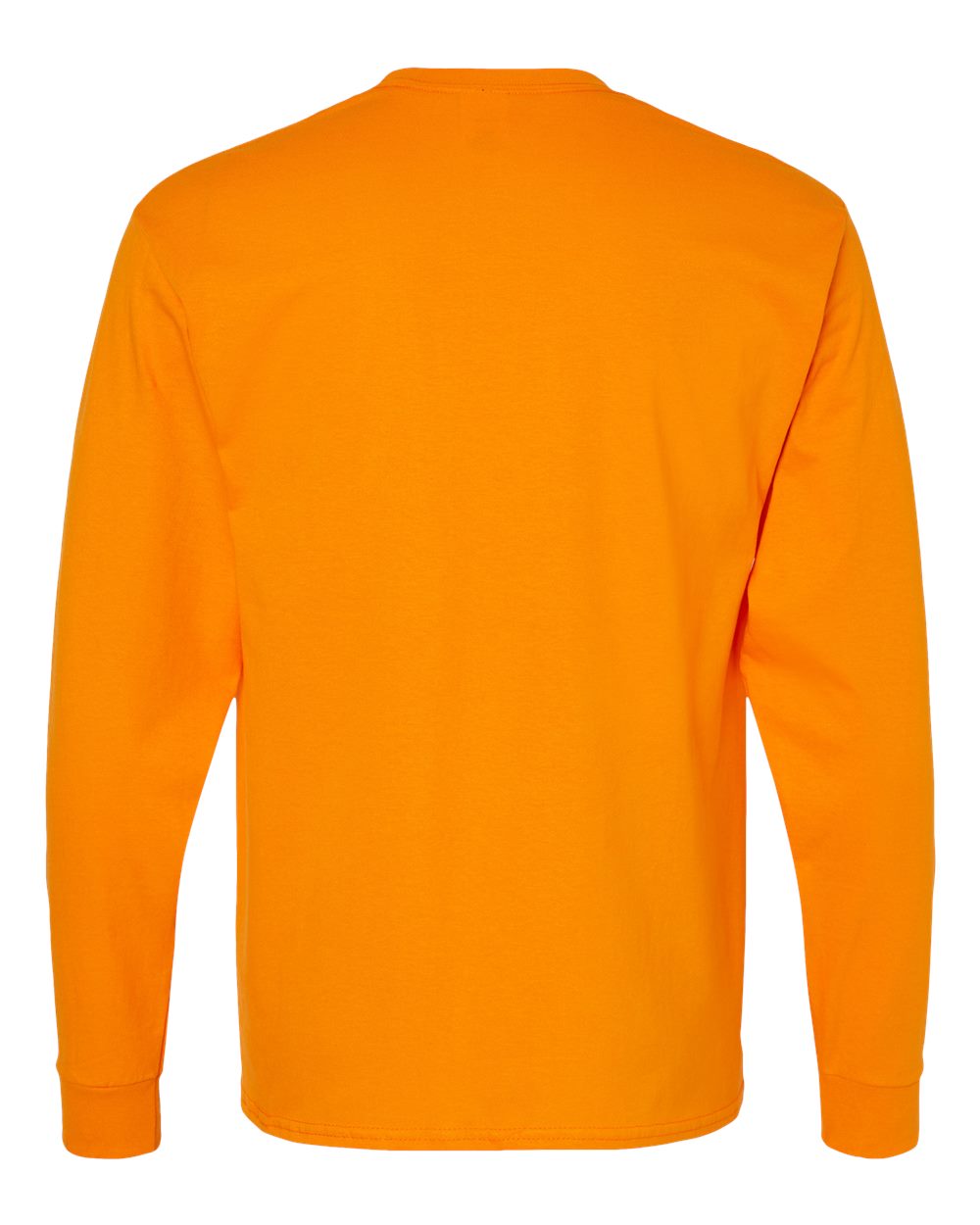 Front View of Tennessee Orange Essential-T Long Sleeve T-Shirt - 5286