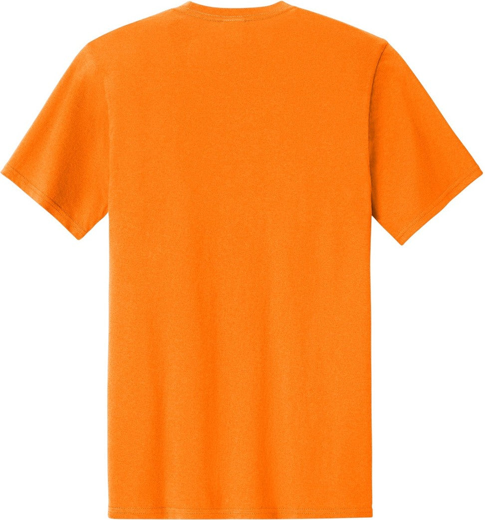 Rear View of TennOrange Port & Co Easy Cotton Tee PC43