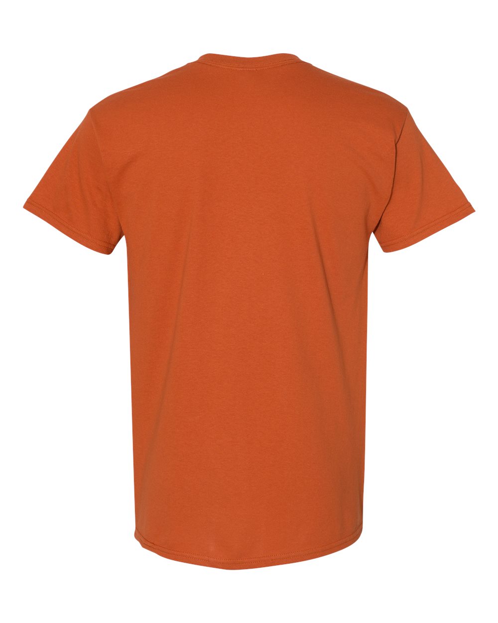 Front View of Texas Orange Heavy Cotton™ T-Shirt - 5000