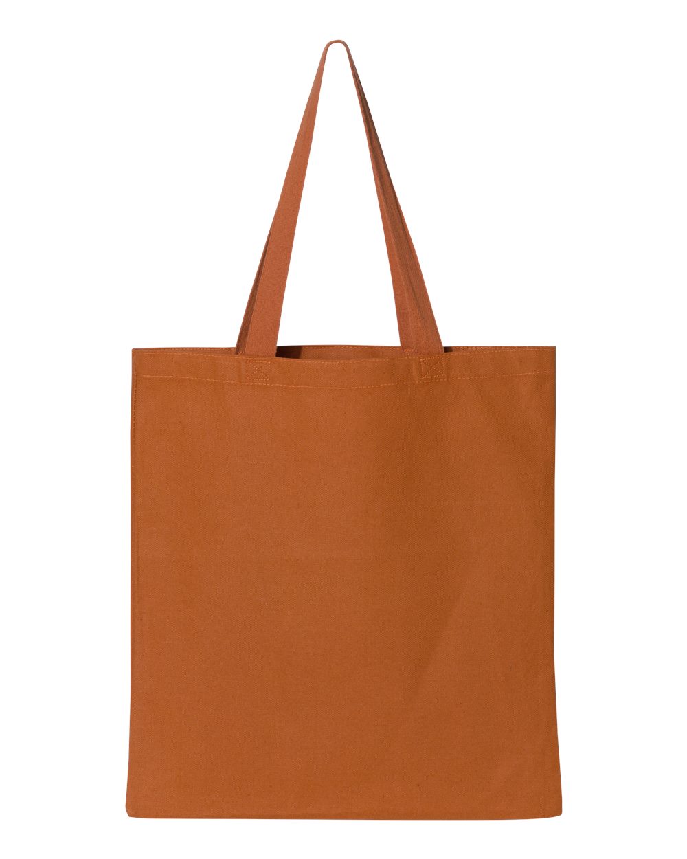 Front View of Texas Orange Promotional Tote - Q800