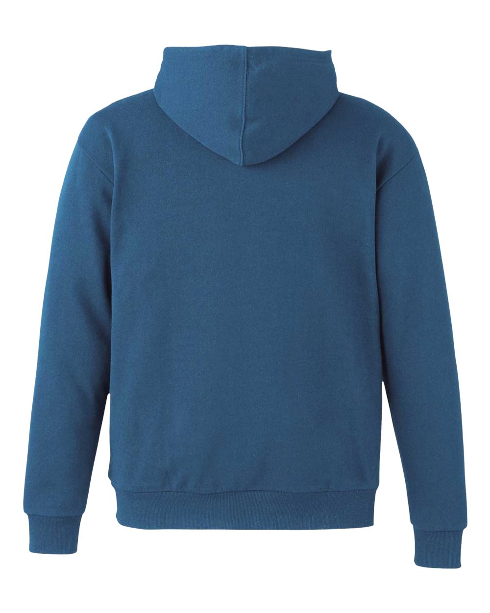 Rear View of Tidal Blue Unisex Reclaimist Hooded Sweatshirt - EC5300