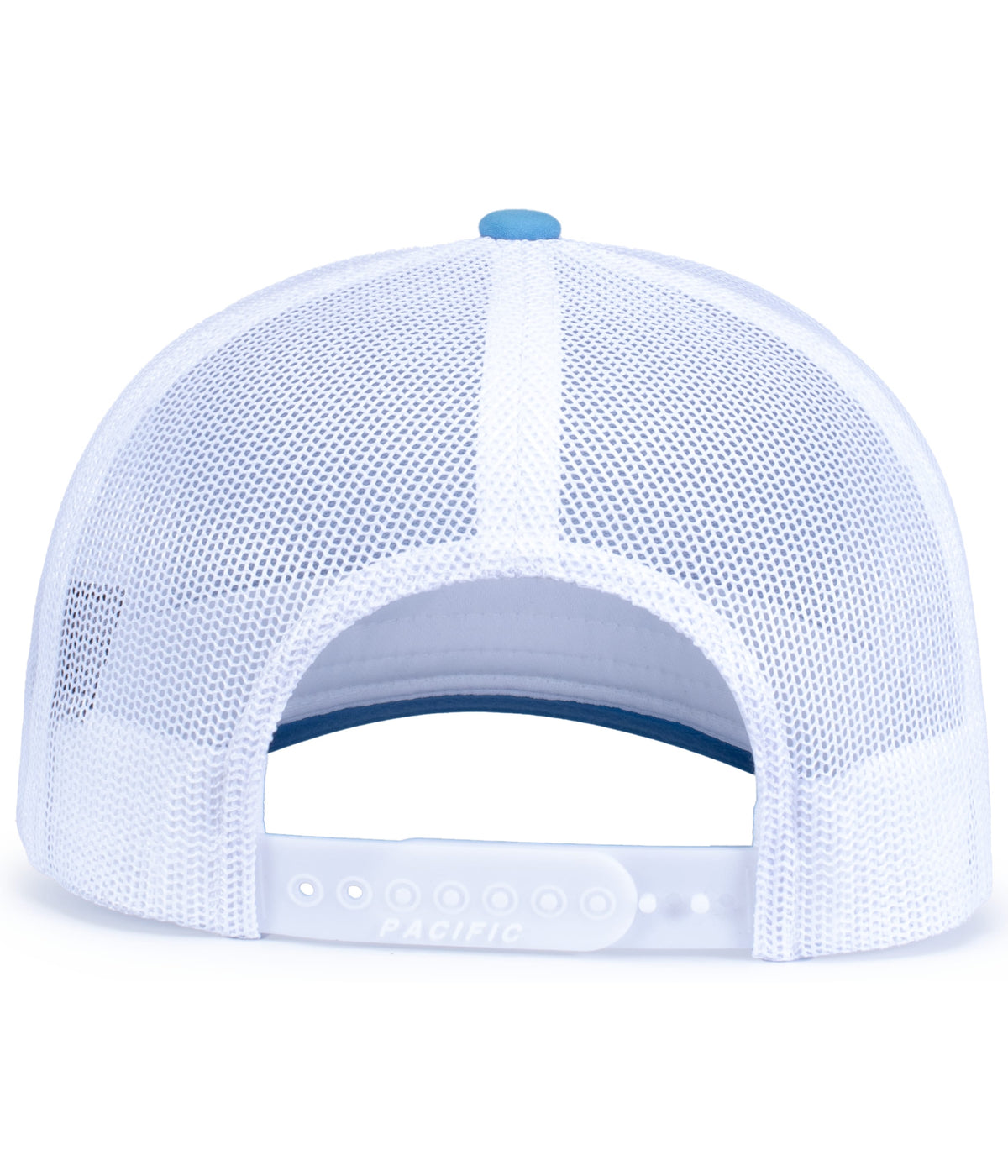 Rear View of TRANQUIL BLUE/WHITE WEEKENDER TRUCKER