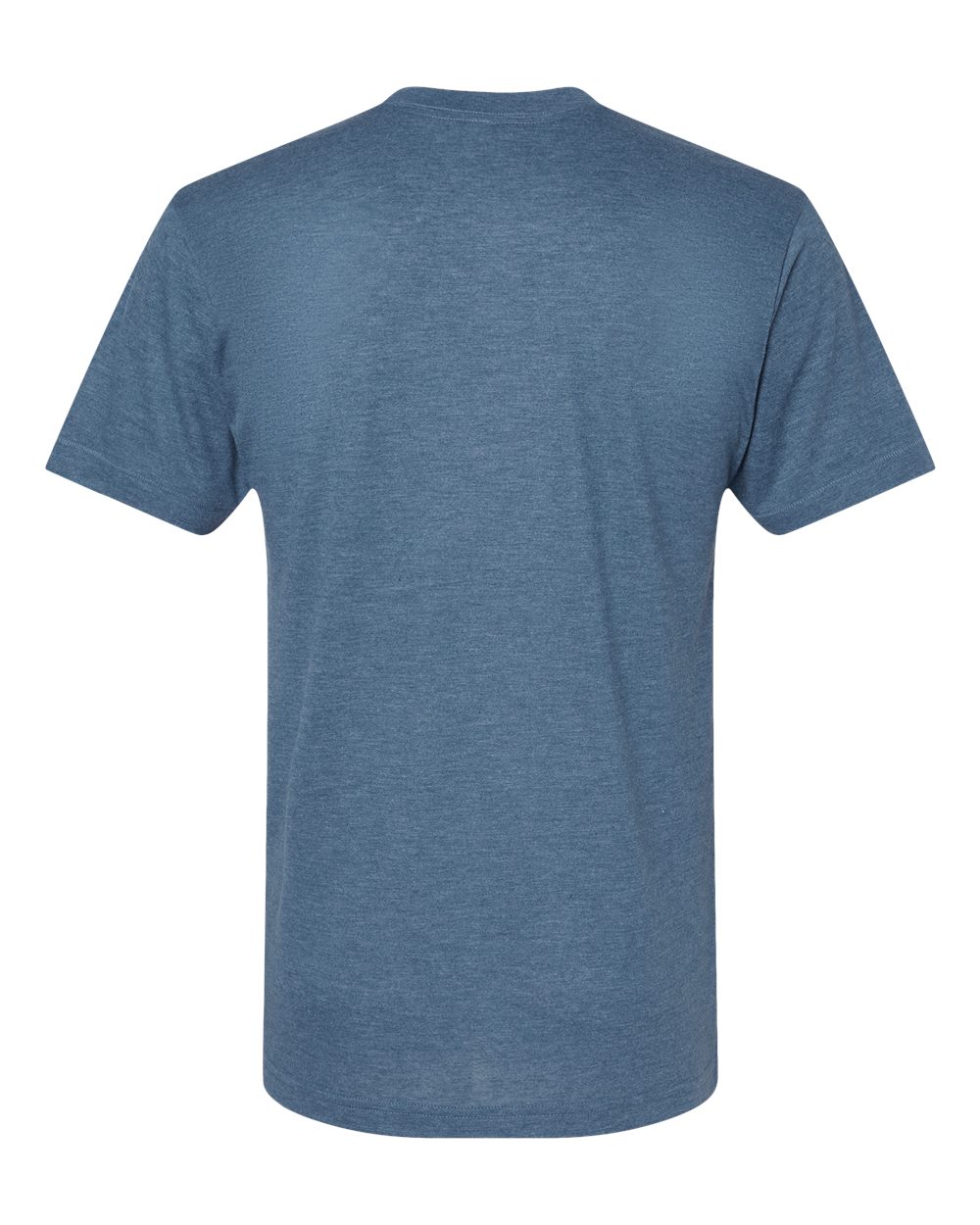 Rear View of Tri-Dusk Triblend Track Tee - TR401