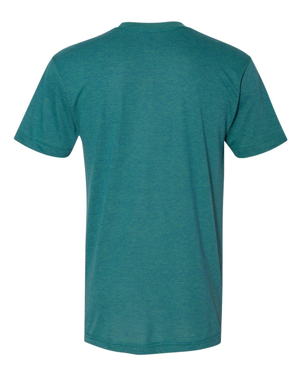 Front View of Tri-Evergreen USA-Made Triblend Track Tee - TR401USA