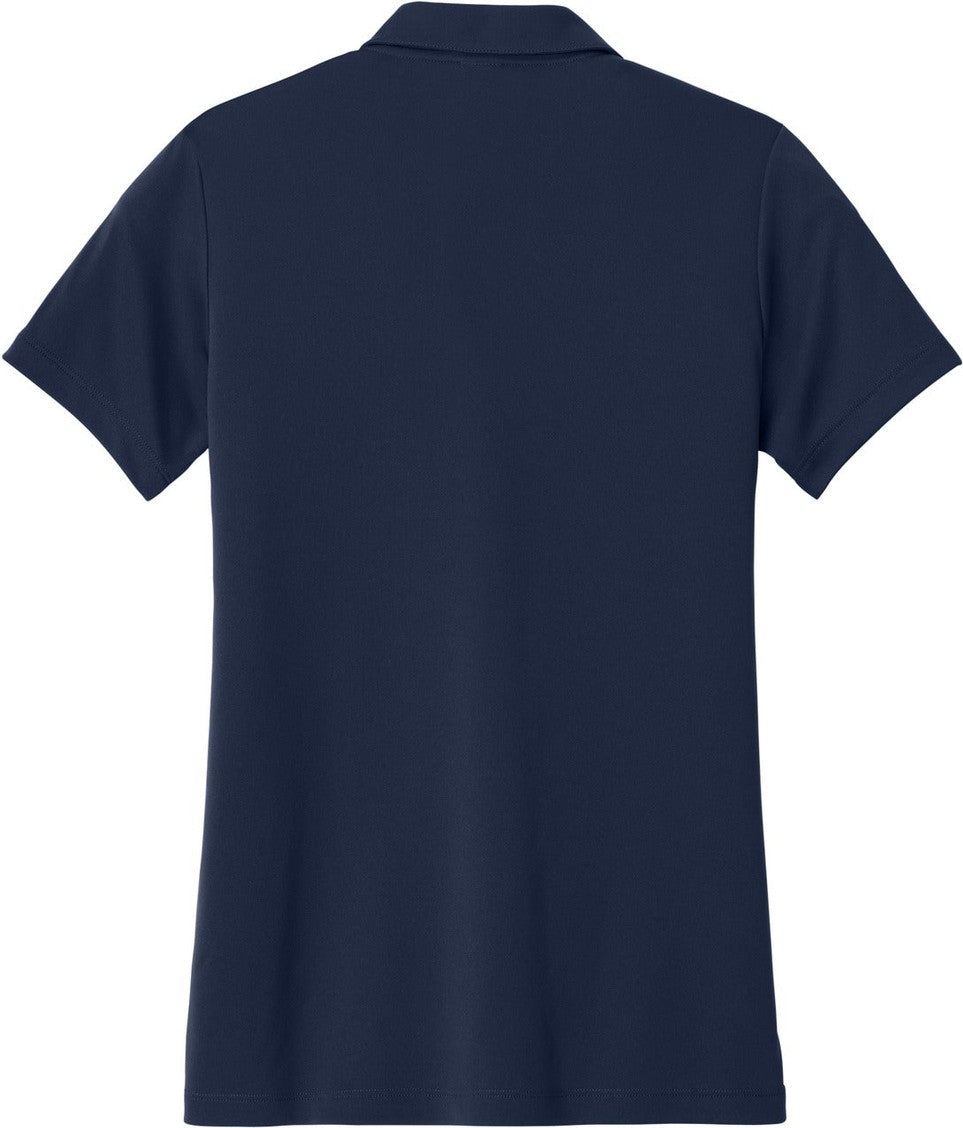 Rear View of TrNv/White Sport-Tek Women's Competitor United Polo LST104