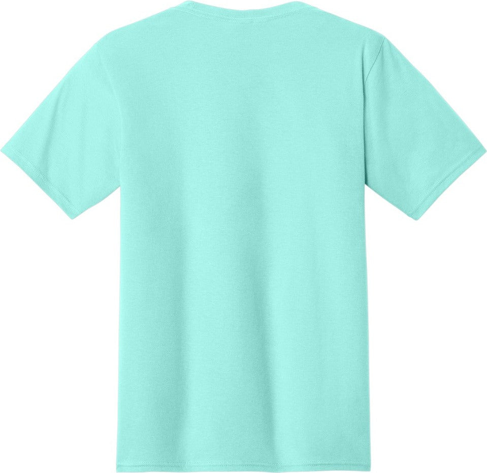 Front View of True Celadon Port & Co Fan Favorite Tee. PC450