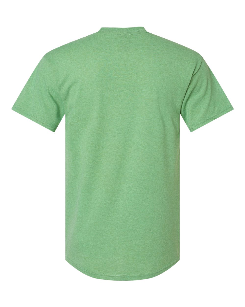 Front View of True Green Heather Perfect-T Triblend T-Shirt - 42TB