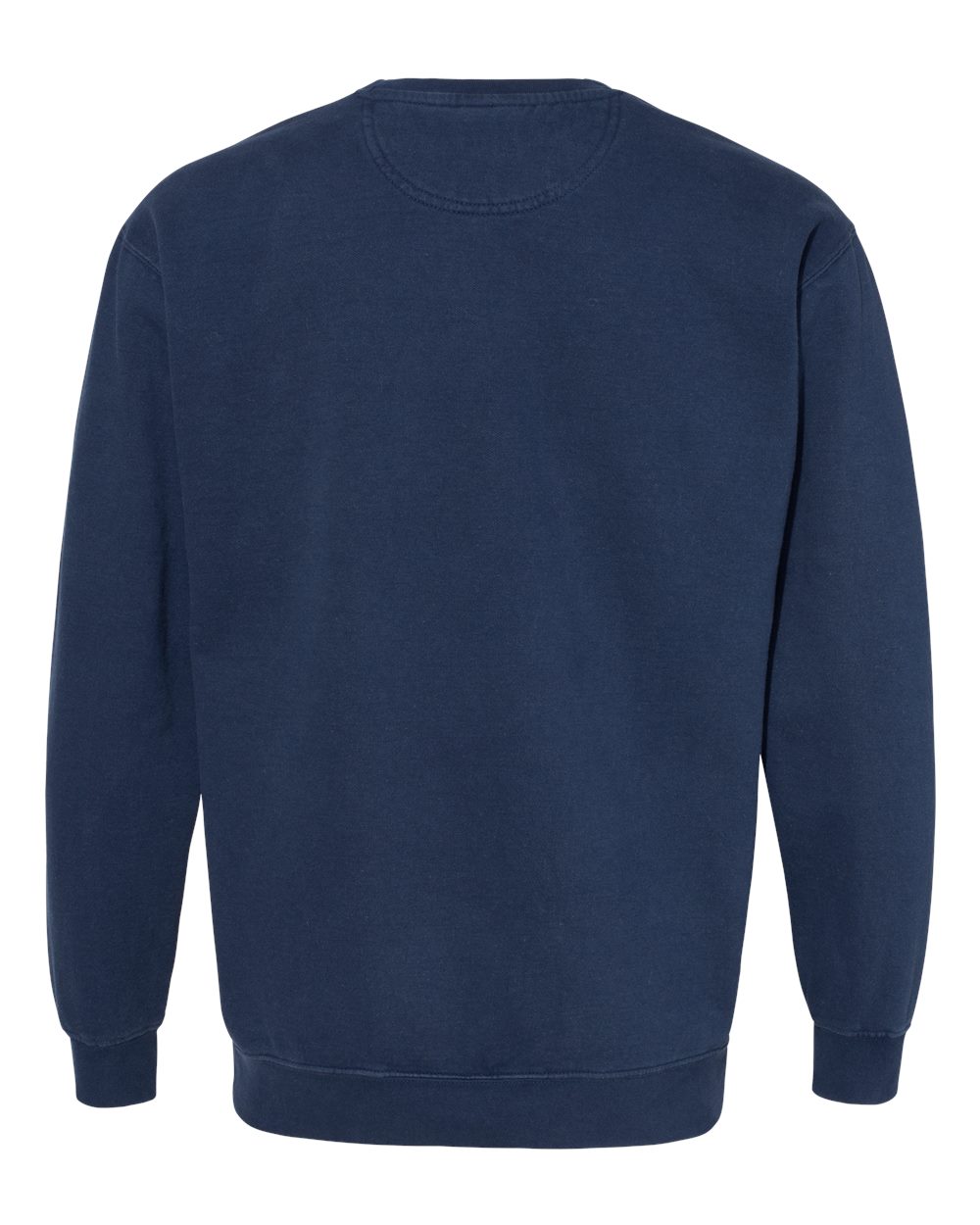 Front View of True Navy Garment-Dyed Sweatshirt - 1566