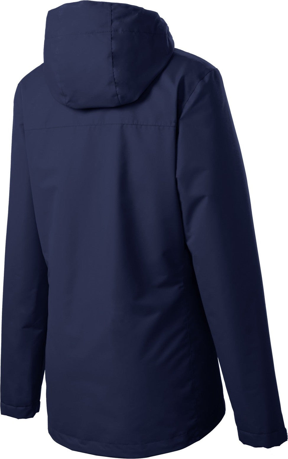 Front View of True Navy Port Authority Women's All-Conditions Jacket. L331