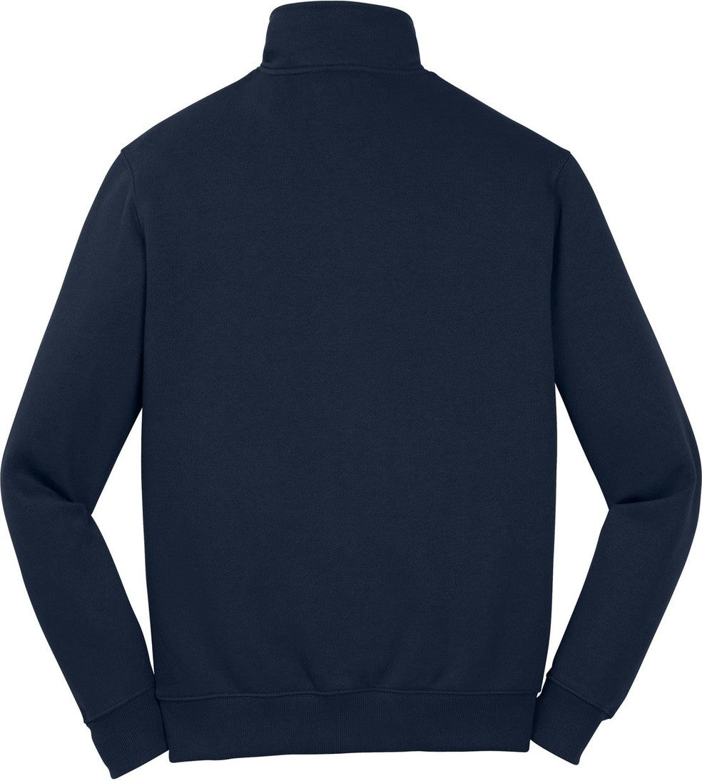 Front View of True Navy Sport-Tek Tall 1/4-Zip Sweatshirt. TST253