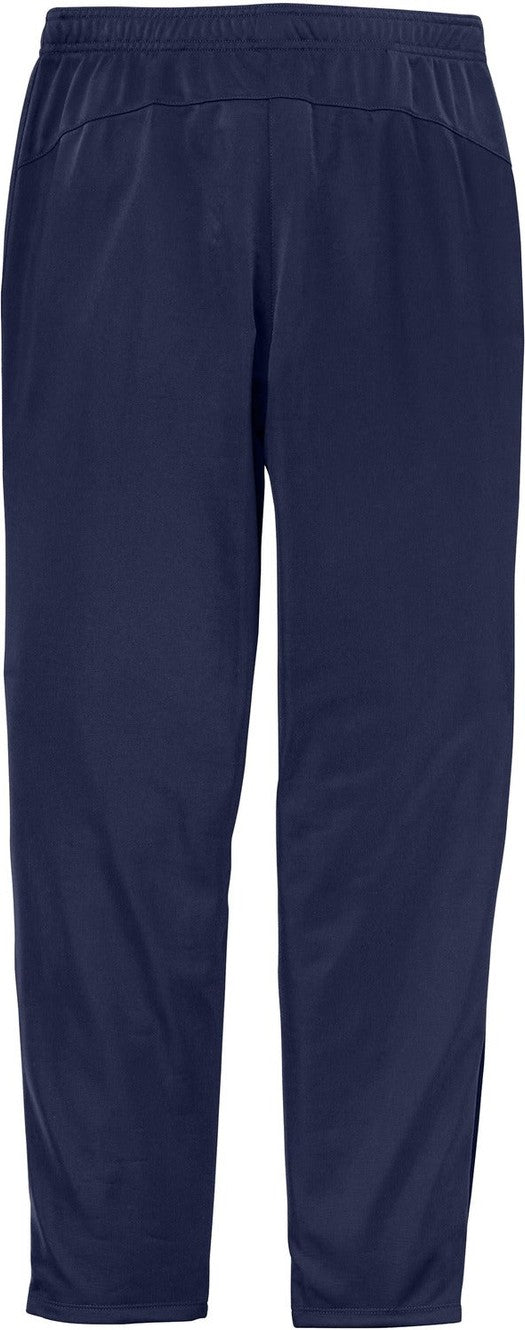 Rear View of True Navy Sport-Tek Women's Tricot Track Jogger. LPST95