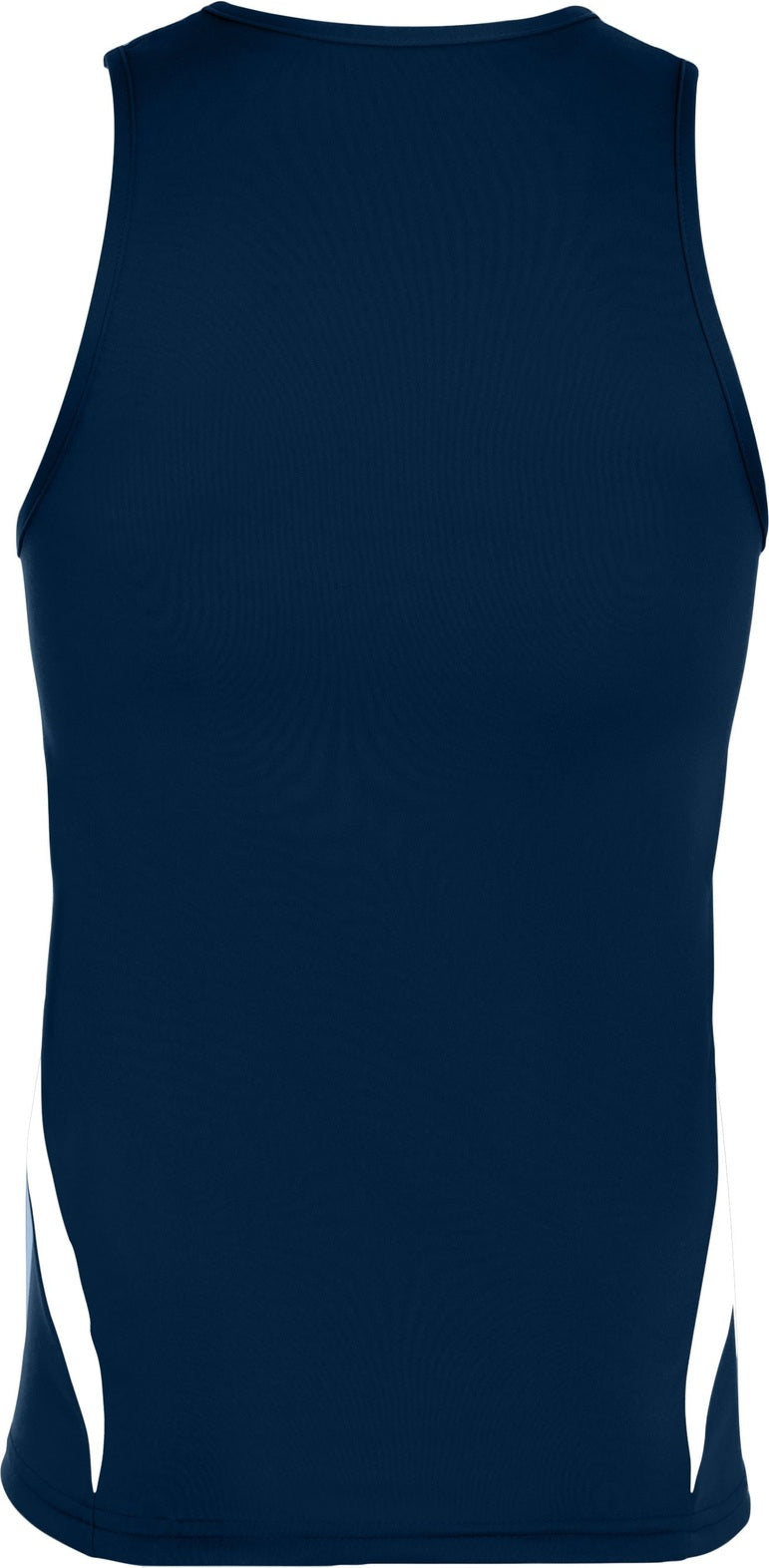 Rear View of TRUE NAVY/WHITE SPRINTER SINGLET