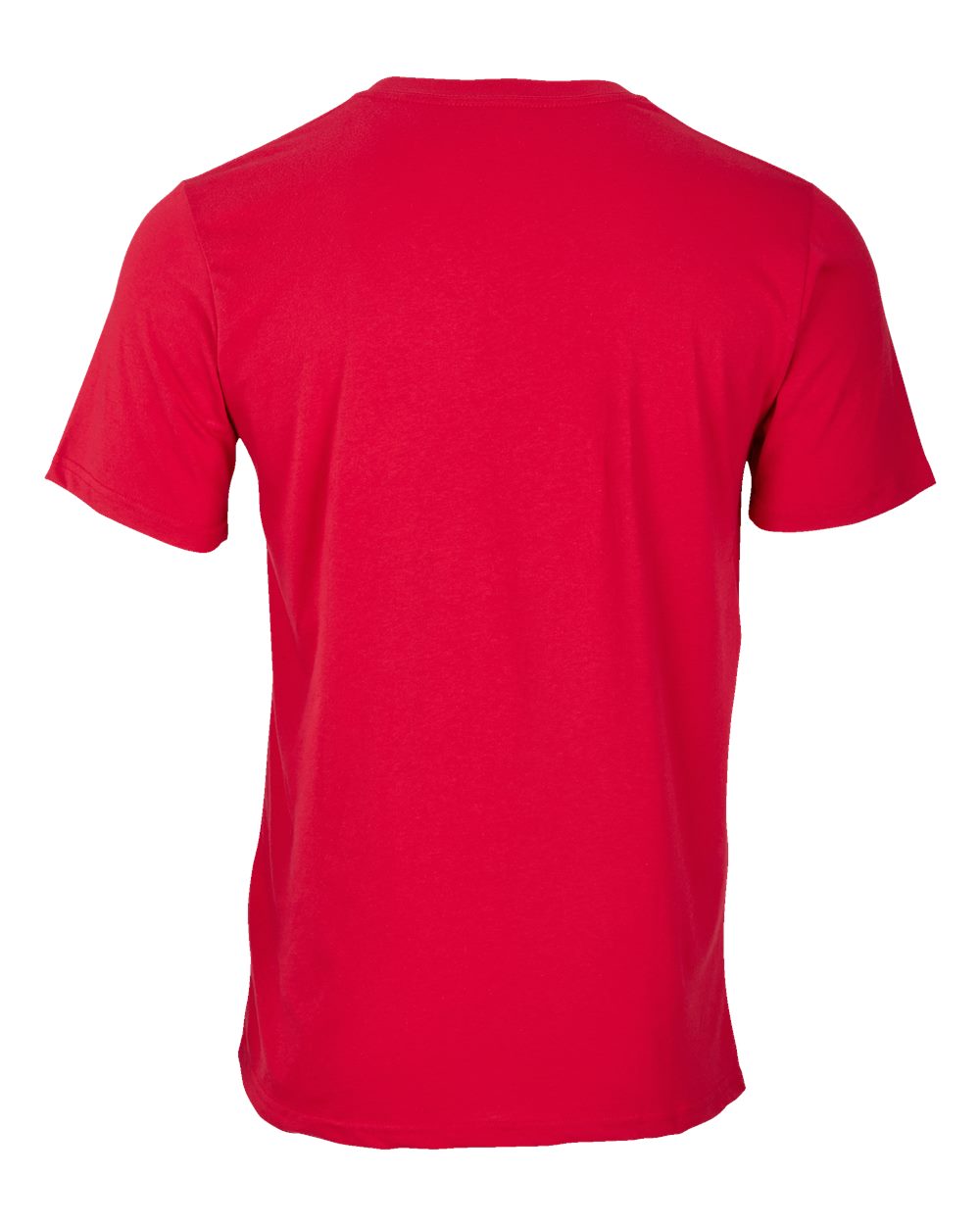 Front View of True Red Basic Crew T-Shirt - BM2103