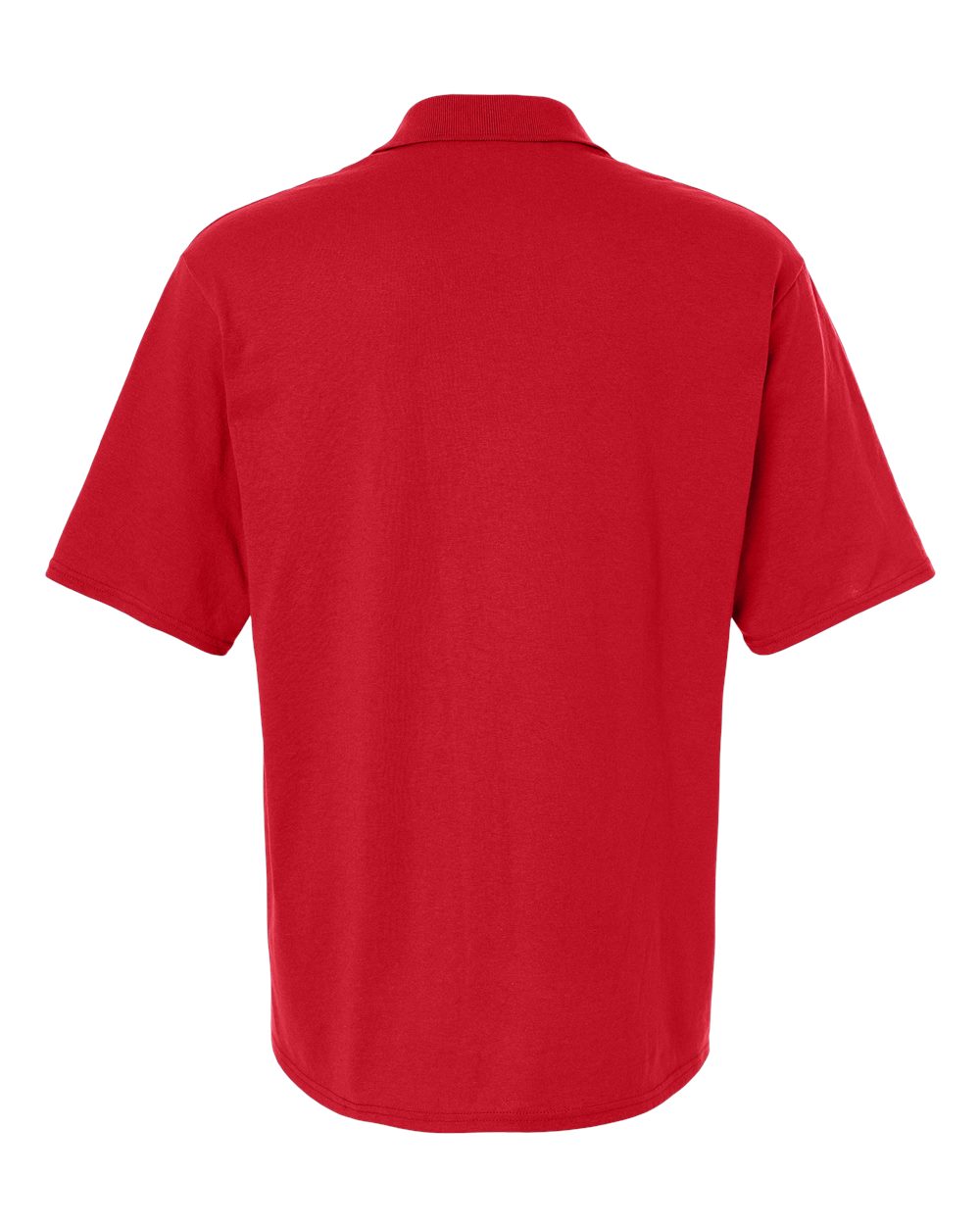 Front View of True Red Dri-Power® Polo with Pocket - 436MP