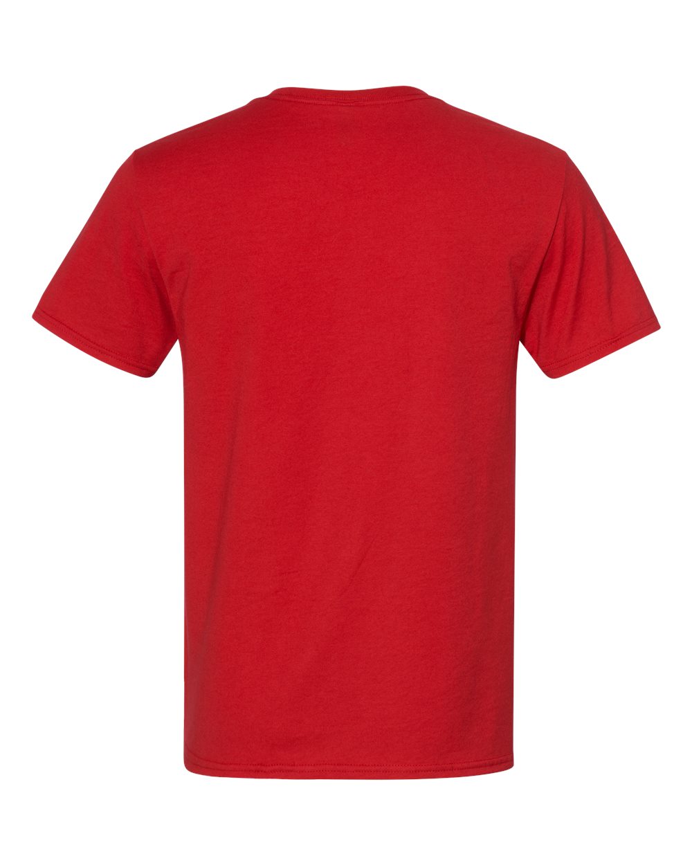 Front View of True Red Premium Blend Ring-Spun T-Shirt - 560MR