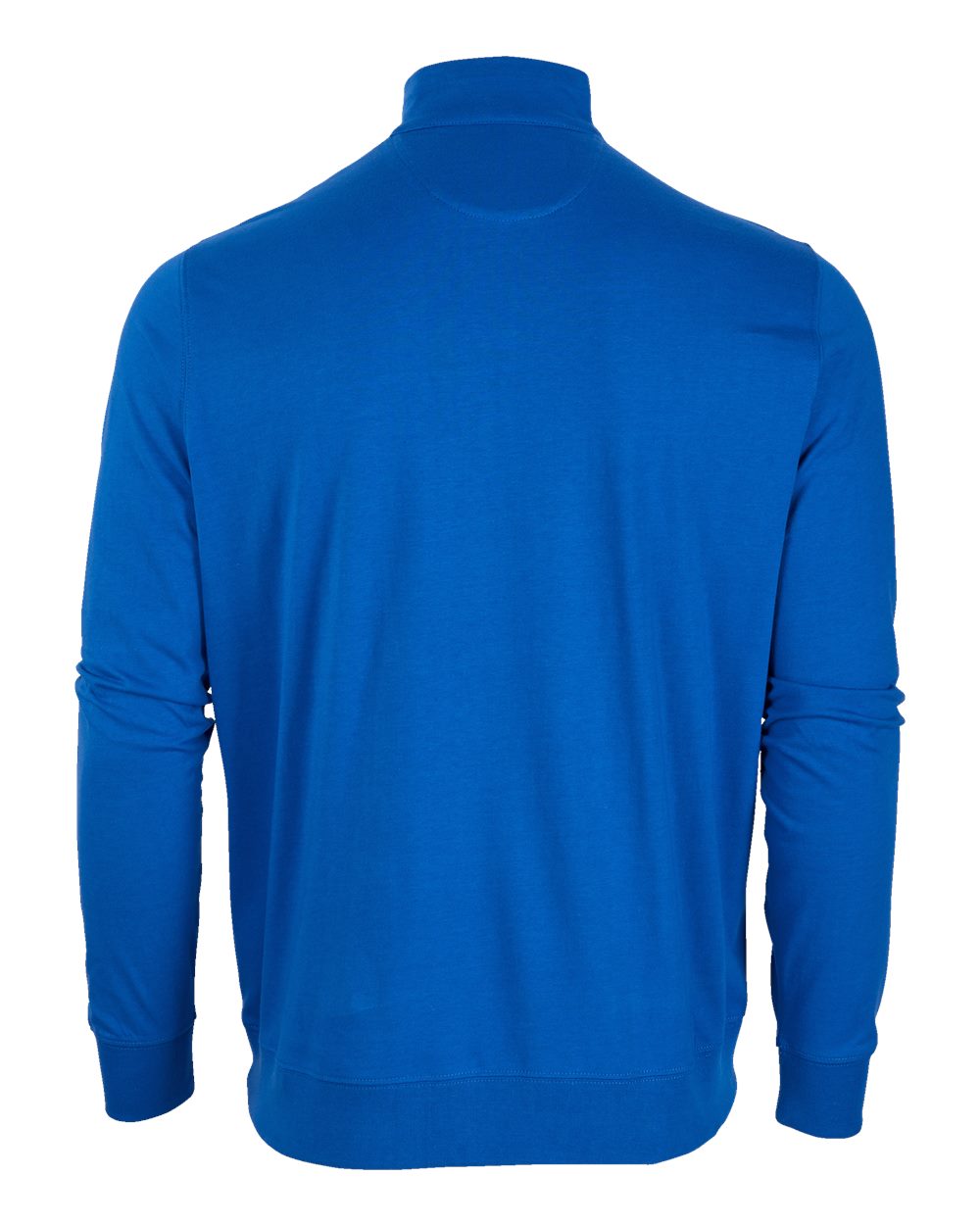 Front View of True Royal Alumni Quarter-Zip Pullover - BM5205