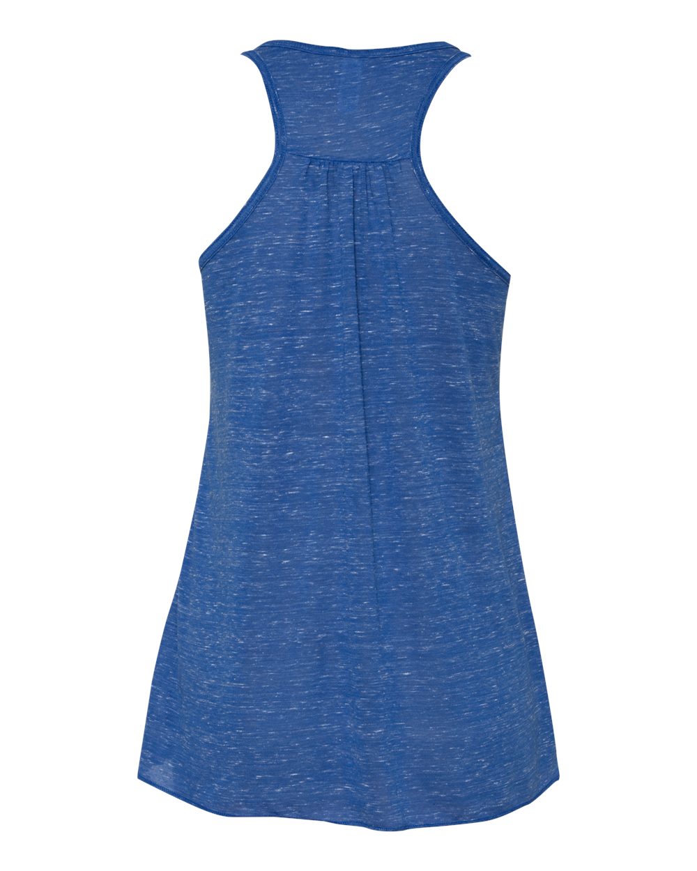 Rear View of True Royal Marble Women&#39;s Flowy Racerback Tank - 8800