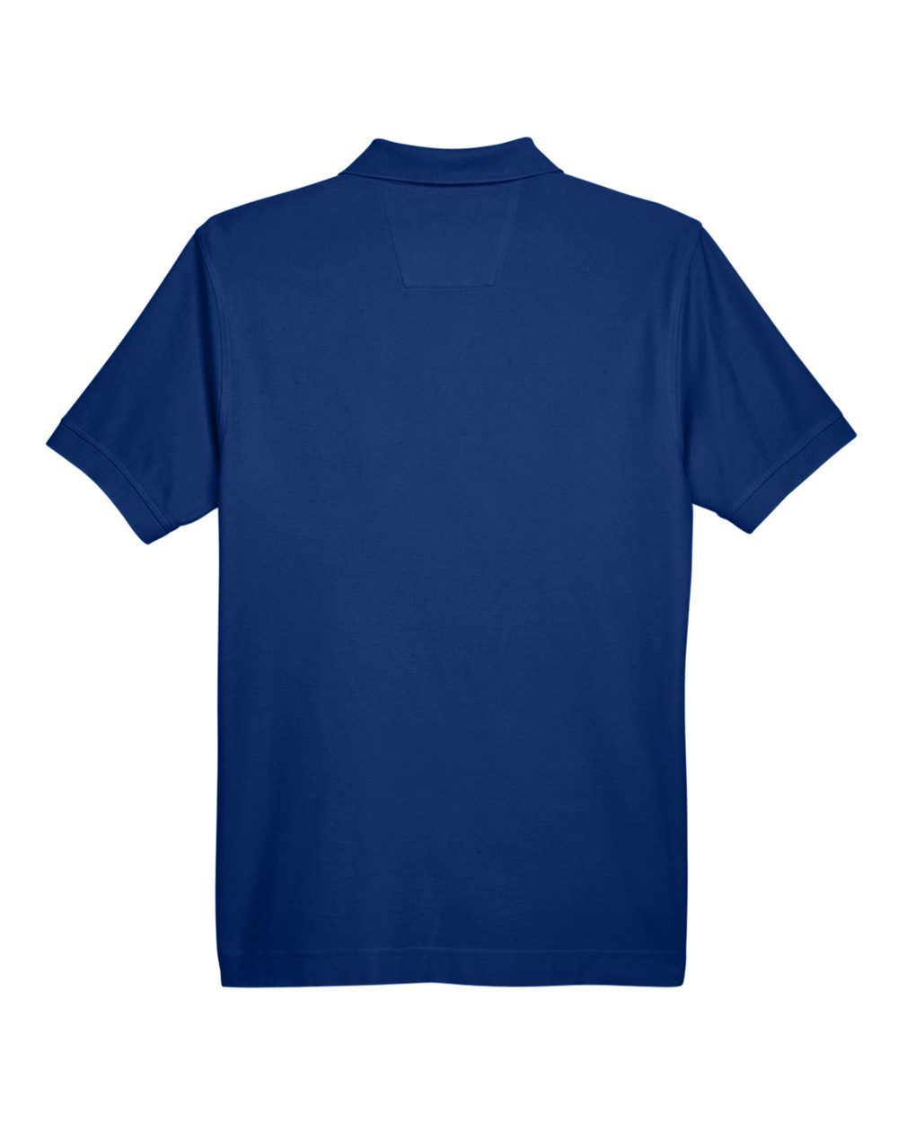 Front View of True Royal Men's Pima Piqué Polo - D100