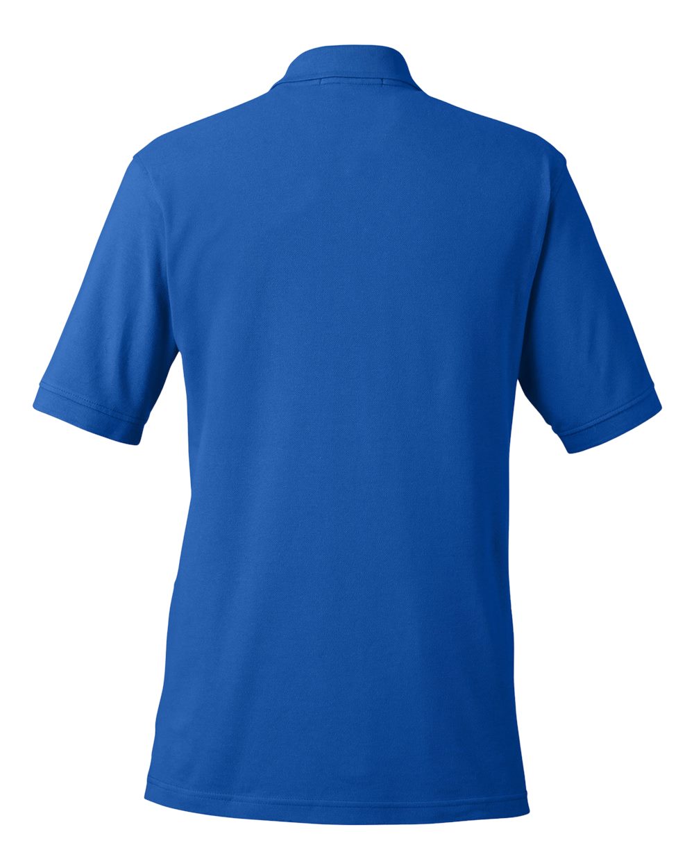Front View of True Royal Men's Pique Polo - M200
