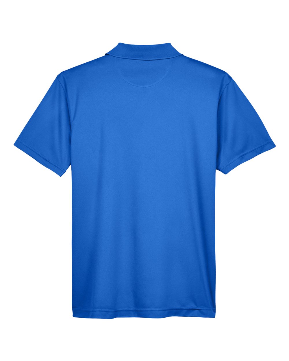 Front View of True Royal Men's Polyester Jersey Polo - M315