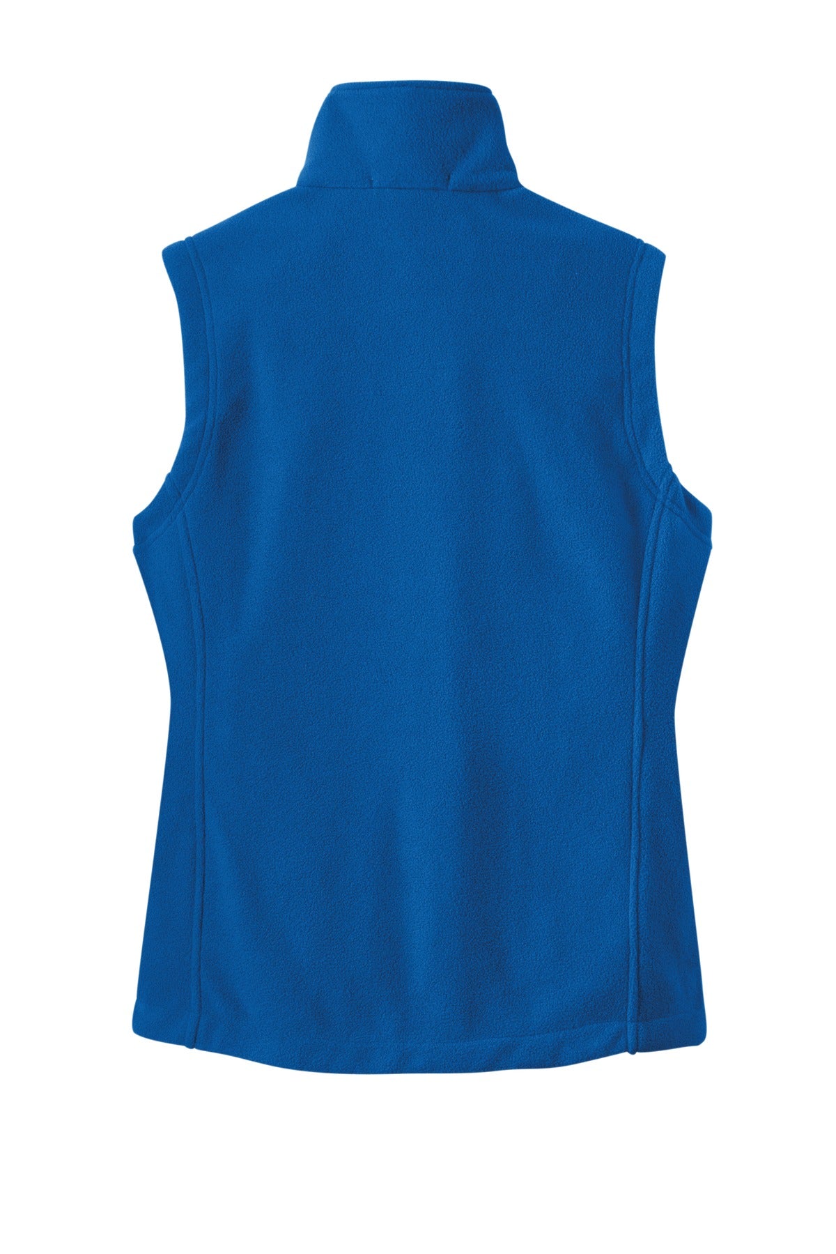 Rear View of True Royal Port Authority Women's Value Fleece Vest. L219