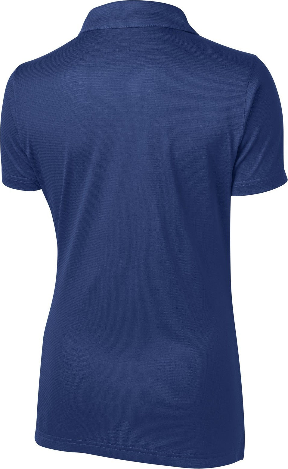 Front View of True Royal Sport-Tek Women's PosiCharge Active Textured Polo. LST690