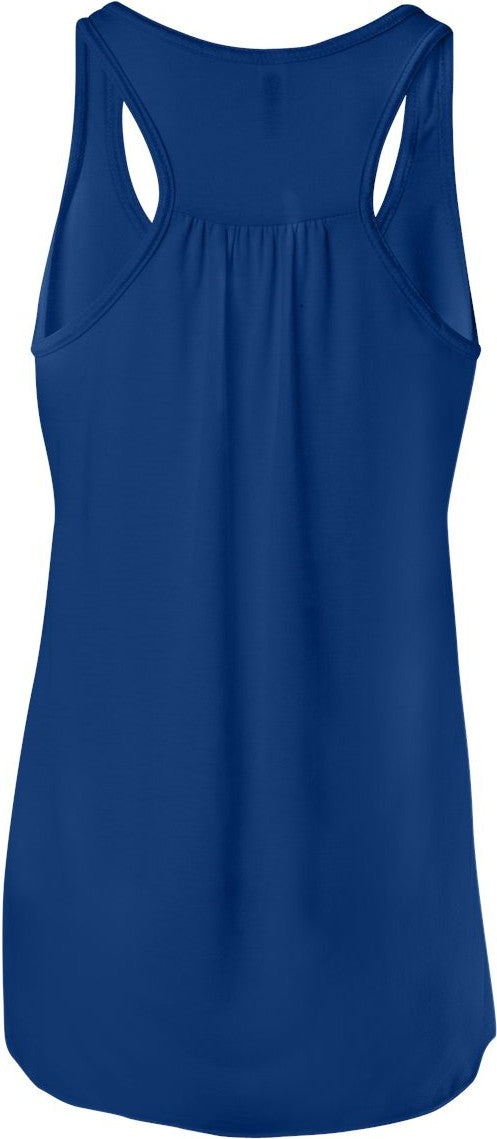 Rear View of True Royal Women&#39;s Flowy Racerback Tank - 8800