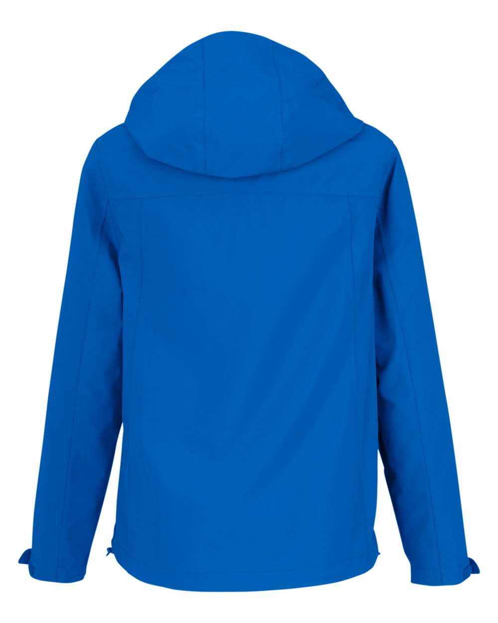 Rear View of True Royal Women's Packable Rain Jacket - CE712W