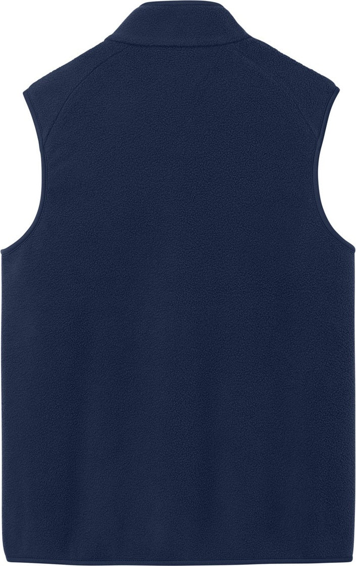 Front View of TrueNavy Port Authority C-FREE Fleece Vest F702