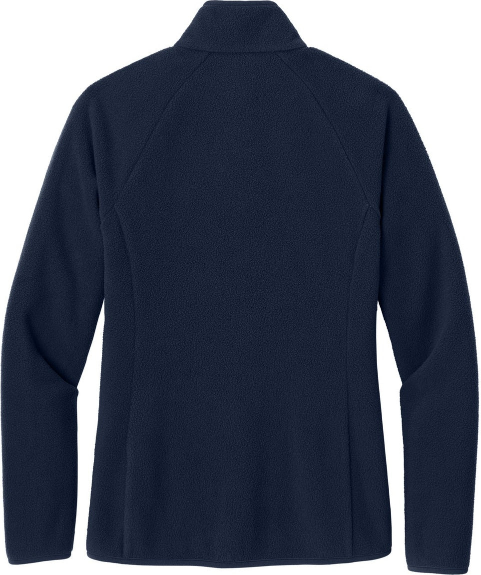 Front View of TrueNavy Port Authority Women's C-FREE Raglan Fleece L700