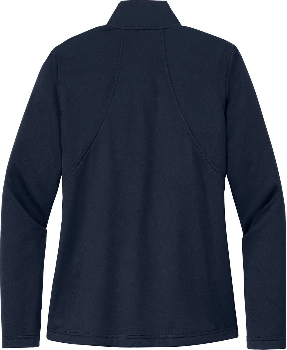 Front View of TrueNavy Port Authority Women's Flexshell Jacket L617