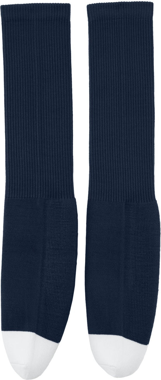 Front View of TrueNavy Sport-Tek All Sport OTC Socks STA05
