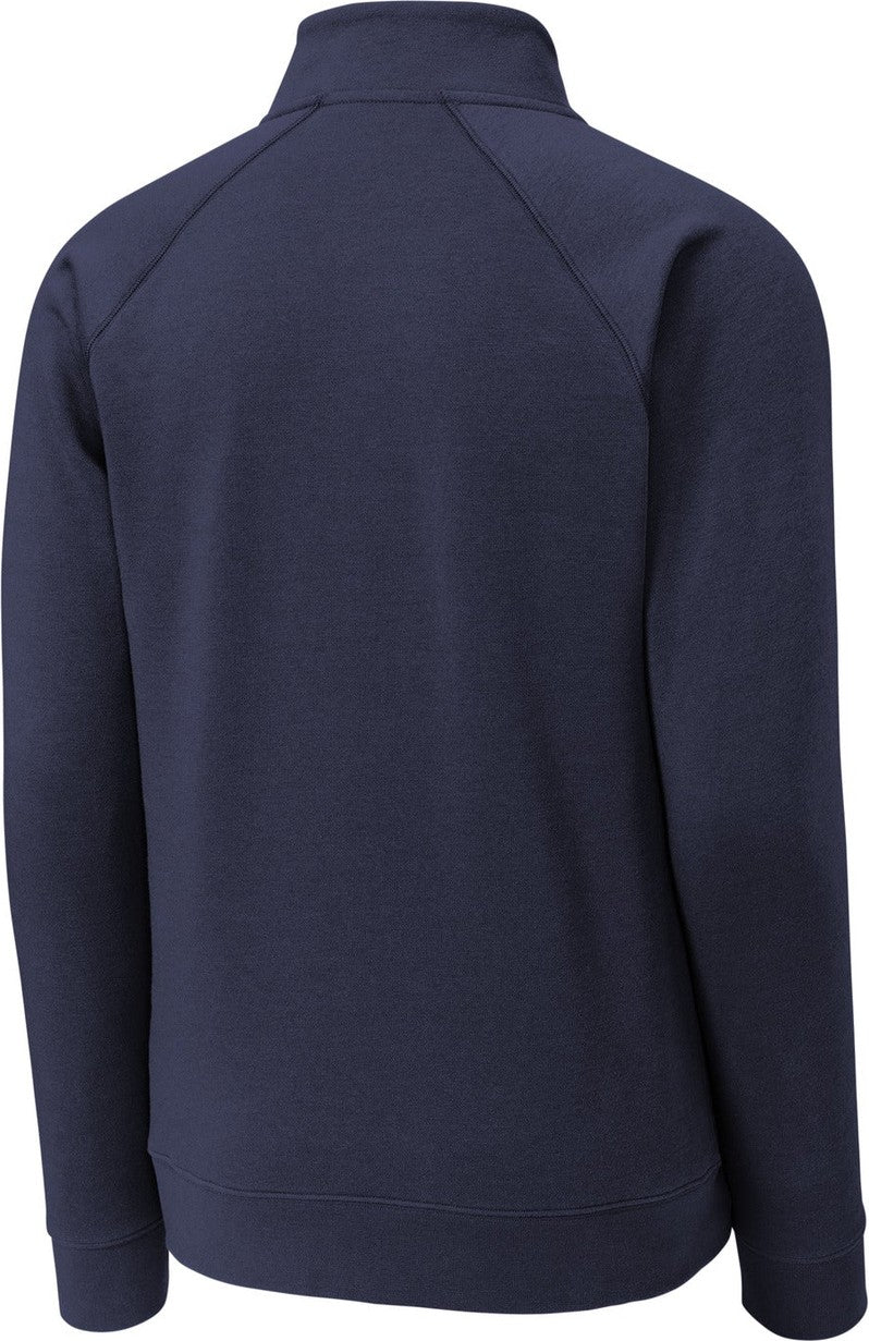 Rear View of TrueNavy Sport-Tek Drive Fleece 1/4-Zip Pullover STF202