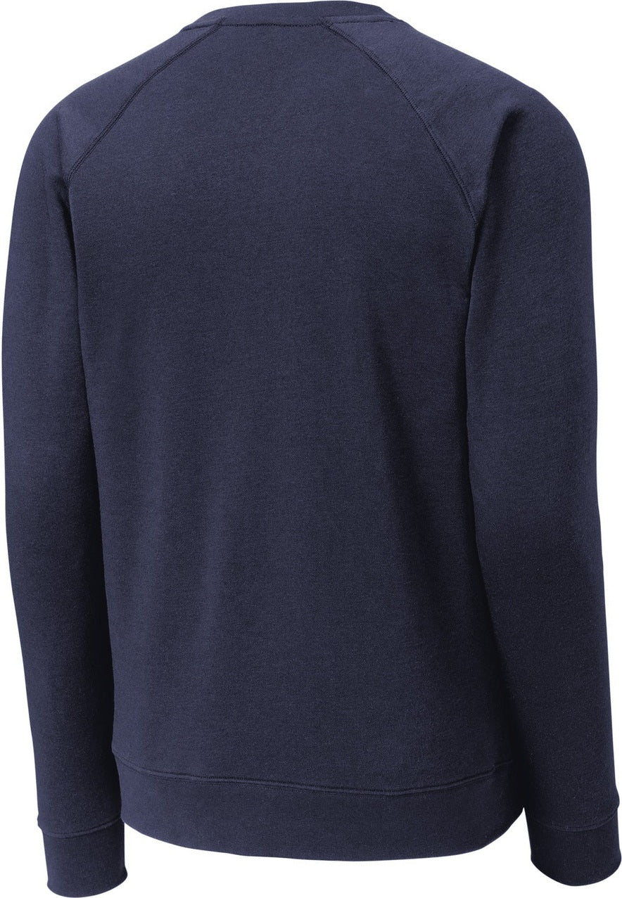 Rear View of TrueNavy Sport-Tek Drive Fleece Crewneck STF203