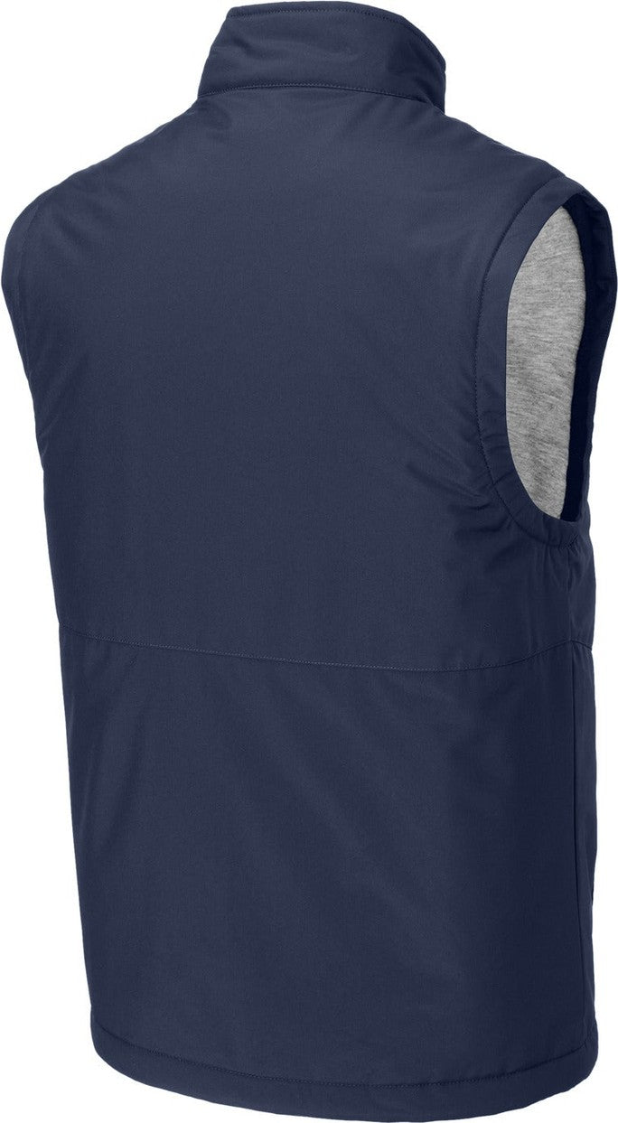 Front View of TrueNavy Sport-Tek Insulated Vest JST57