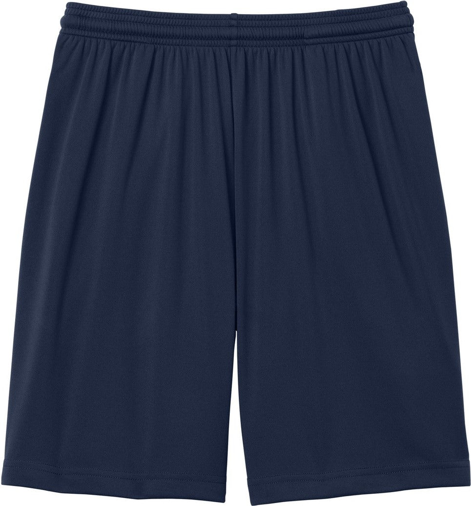 Rear View of TrueNavy Sport-Tek PosiCharge Competitor 7" Pocketed Short ST349P