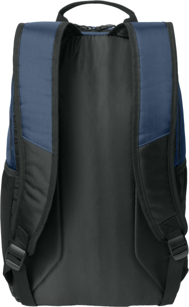 Front View of TrueNavy Sport-Tek Rec Backpack BST200
