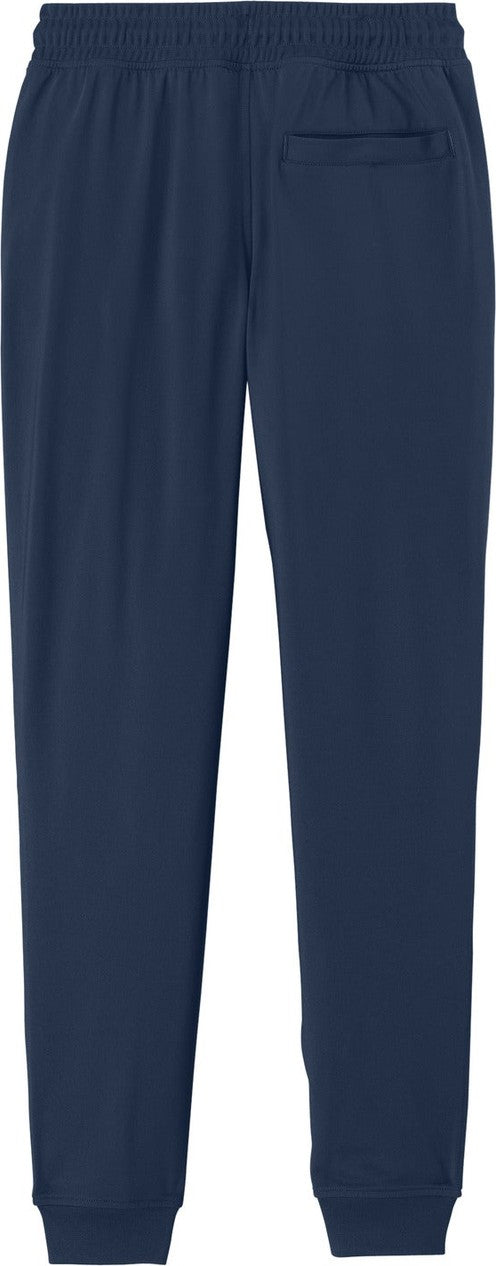Front View of TrueNavy Sport-Tek Sport-Wick Stretch Jogger PST858