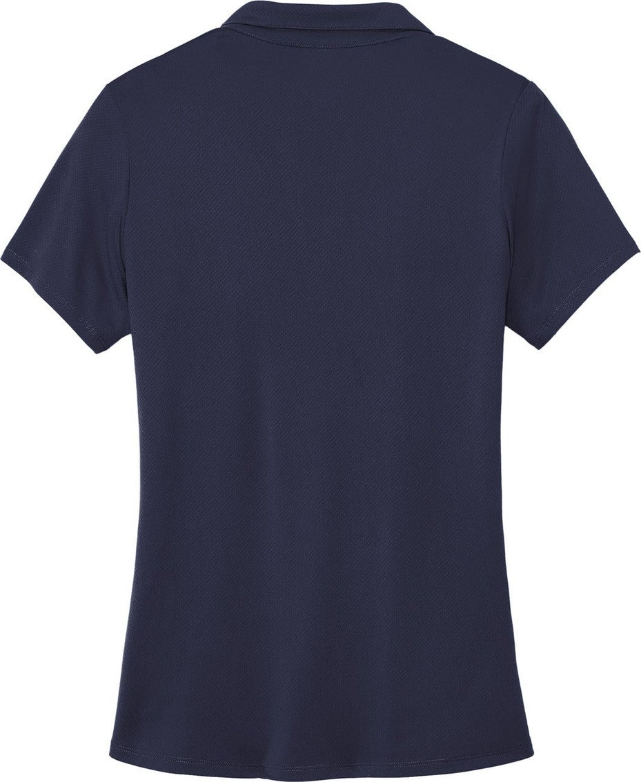 Front View of TrueNavy Sport-Tek Women's Sideline Polo LST535