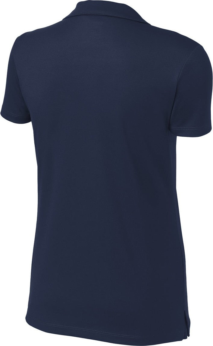 Front View of TrueNavy Sport-Tek Women's UV Micropique Polo LST740