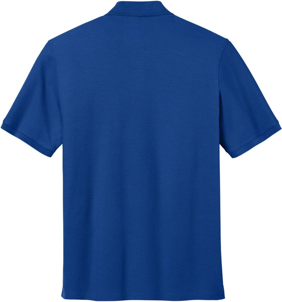 Front View of TrueRoyal Port Authority Tall Wearever Signature Pique Pocket Polo TLK200P