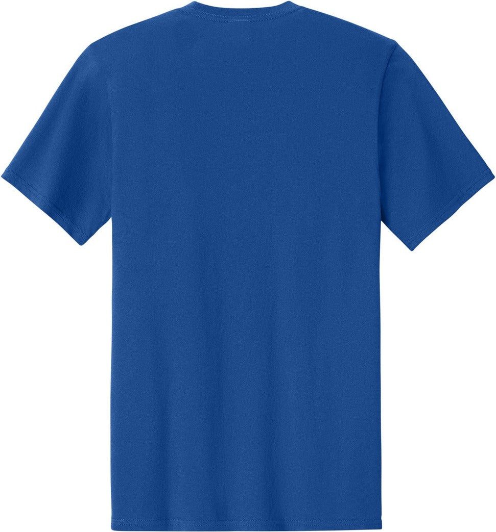 Front View of TrueRoyal Port & Co Easy Cotton Tee PC43