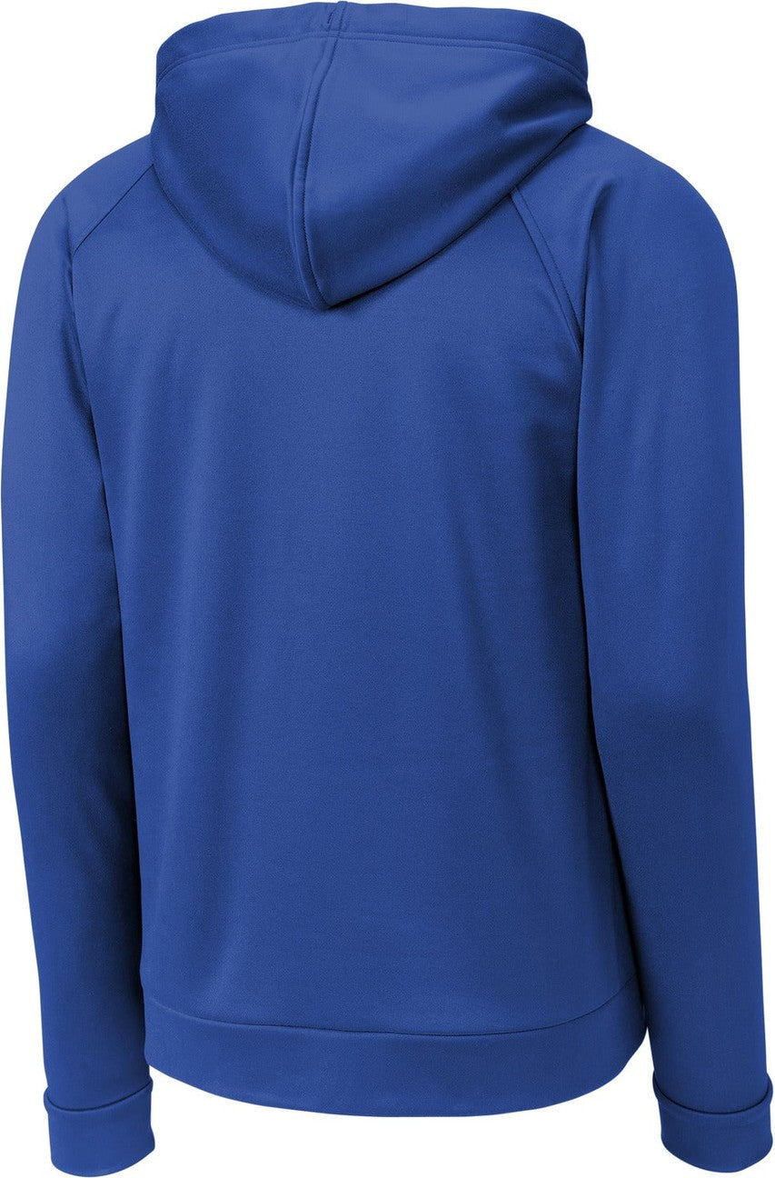 Rear View of TrueRoyal Sport-Tek Re-Compete Fleece Pullover Hoodie ST730